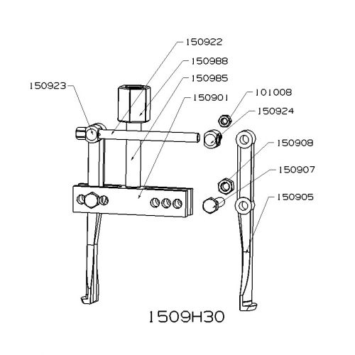 CONJUNTO HIDRÁULICO DE INTERIORES PARTE MECÁNICA FORZA SERIE 1500H